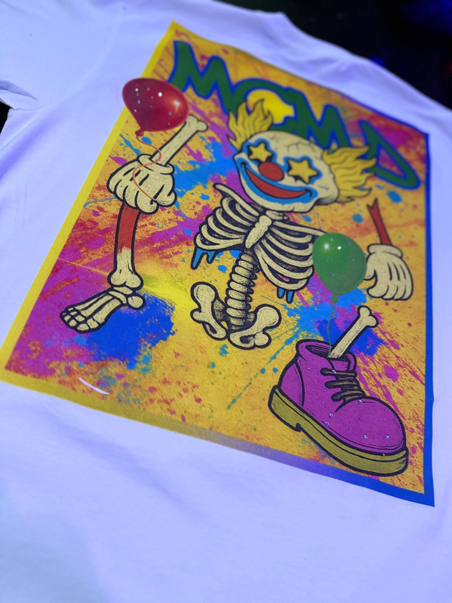 WHAT THE …CLOWN Tee 💎💎(oversized unisex fit)